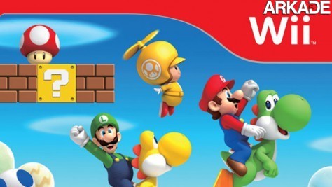 Novo vídeo e capa do New Super Mario Bros para Wii
