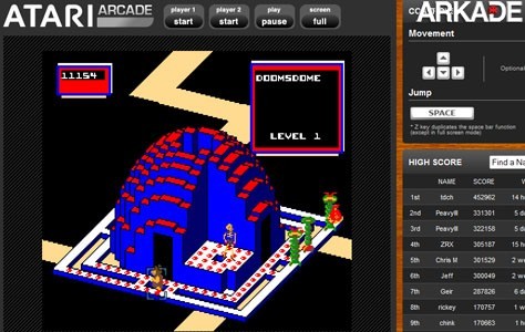 Relembre clássicos da Atari no site da empresa