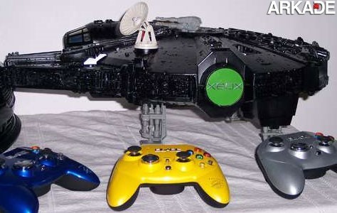 Casemod transforma Xbox 360 em Millenium Falcon, de Star Wars