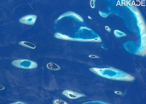 Astronauta posta fotos da Terra vista do espaço via twitter
