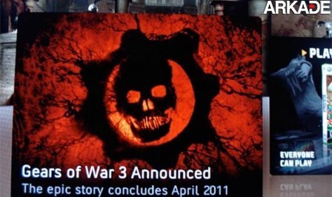 Xbox Live deixa vazar anúncio de Gears of War 3
