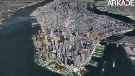 Passeie pela cidade de Nova Iorque graças ao Google Earth