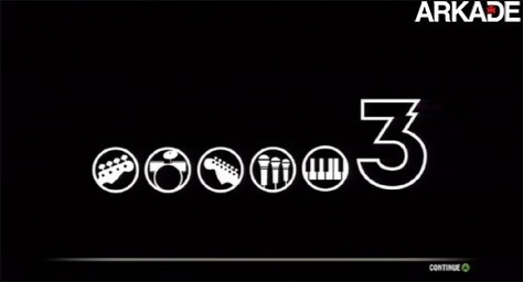 Logo de Rock Band 3 revela presença de teclado