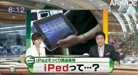 Chineses não perdem tempo e lançam o iPed, cópia do iPad