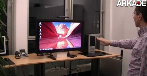 Microsoft Kinect hackeado permite controlar o Windows 7