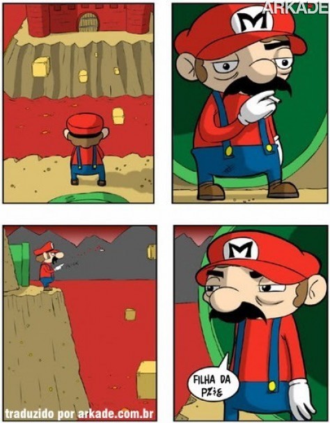 Tirinha – Mario realmente odeia seu trabalho