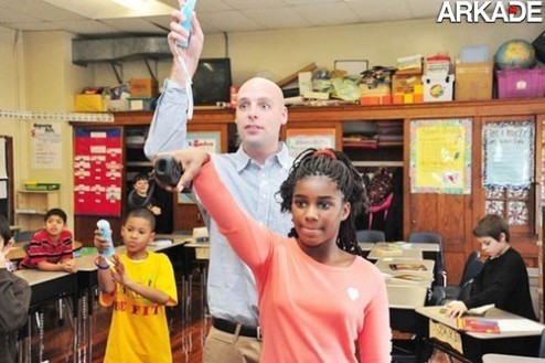 Professor utiliza o Wii para ensinar matemática aos seus alunos