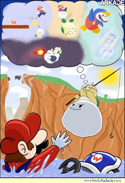 Tirinha - O dia em que Mario pagou pelos seus atos do passado