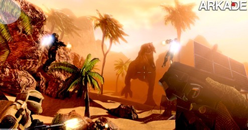 Orion Prelude: Um FPS indie com buggies, paisagens e dinossauros