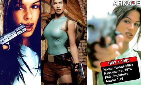 As faces de Lara Croft: As beldades que deram vida à musa dos games