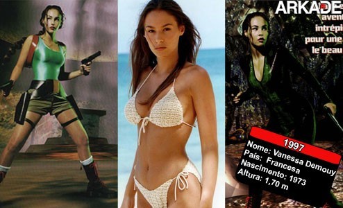 As faces de Lara Croft: As beldades que deram vida à musa dos games