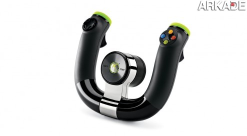 Microsoft anuncia belo volante wireless para o Xbox 360