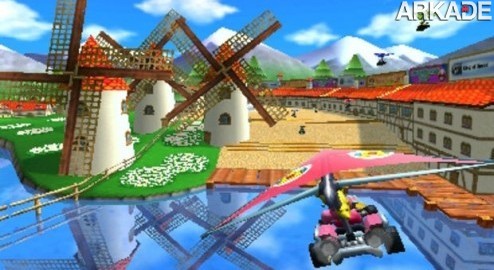 Mario Kart 7: água, ar e terra farão parte das corridas do novo game