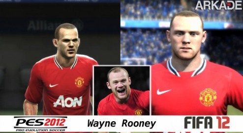FIFA 12 X PES 2012: qual game possui o visual de atletas mais realista?