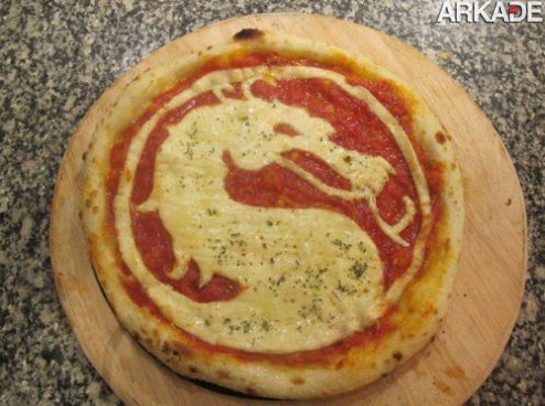 Que tal comer esta pizza de Mortal Kombat?