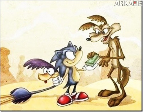 Sonic resolve uma das mais antigas rixas dos desenhos animados