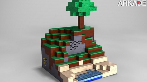 Bloquinhos reais: Minecraft vai virar kit de montar oficial da Lego