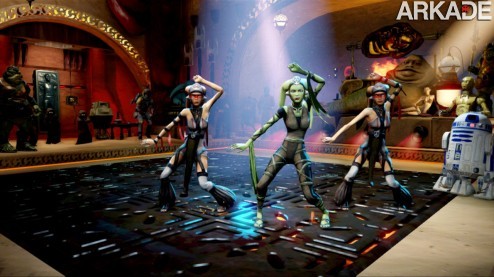 Envergonhe-se com o mini-game de dança de Kinect: Star Wars