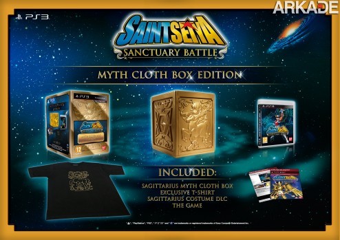 Saint Seiya: Sanctuary Battle: game terá belas edições especiais