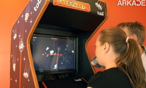 O futuro chegou: um arcade controlado com movimentos dos olhos