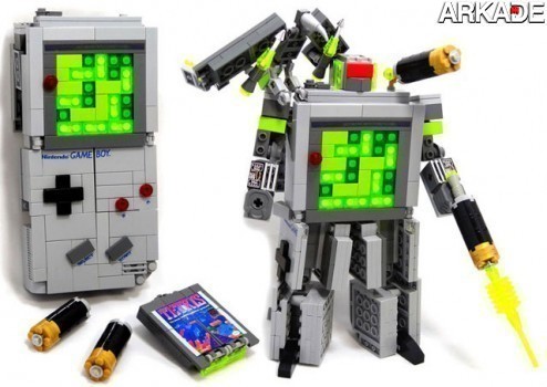 Game Boy Transformer feito de Lego: três coisas legais em uma só!