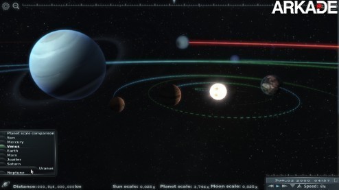 Astronomia gamer: um sistema solar interativo feito na Unreal Engine