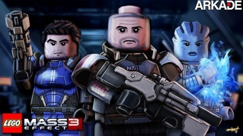 Lego + Mass Effect: uma mistura inusitada em uma bela imagem