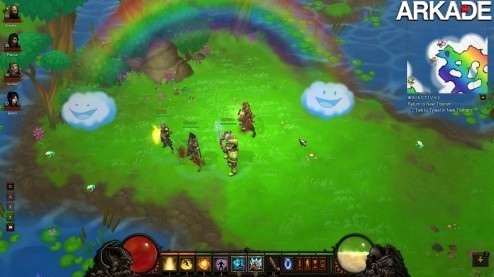 Encontrado o "cow level" de Diablo III, com arco-íris e unicórnios