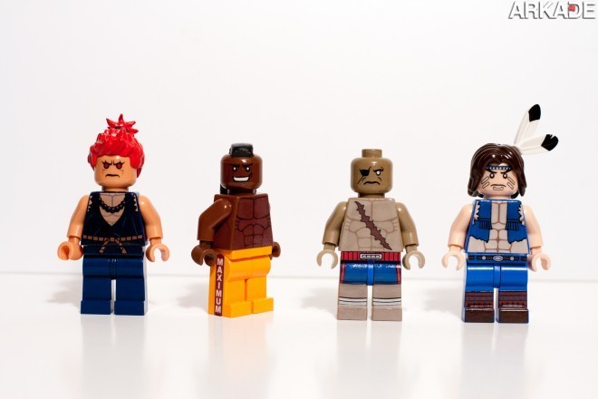 Da série #euquero: lutadores de Street Fighter feitos de Lego