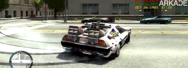 De Volta Para o Futuro encontra GTA IV em mod muito criativo