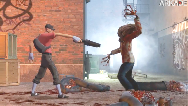 Fã mistura Team Fortress e Left 4 Dead em belo (e sangrento) vídeo
