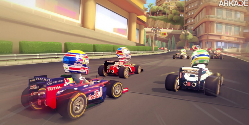 F1 Race Stars: veja o gameplay do jogo que mistura kart com Formula 1
