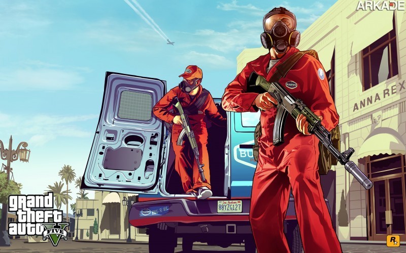 Rockstar libera primeira arte conceitual de GTA V