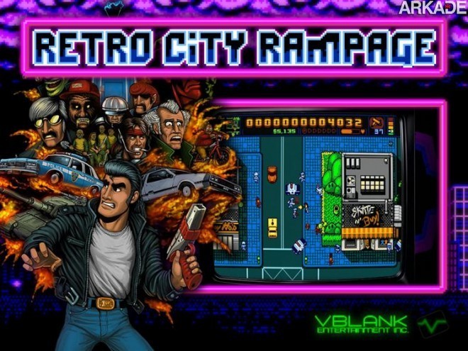 Retro City Rampage: nostalgia e participações especiais em novo trailer