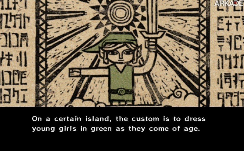 Pai muda sexo de Link para encorajar sua filha a jogar Zelda: The Wind Waker