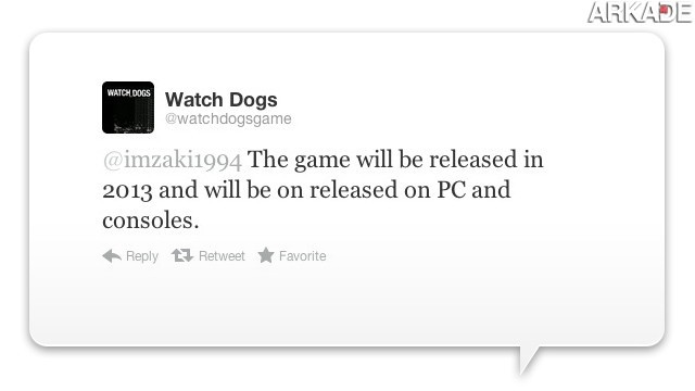 Watch Dogs será lançado em 2013 e quer sua ajuda na produção!