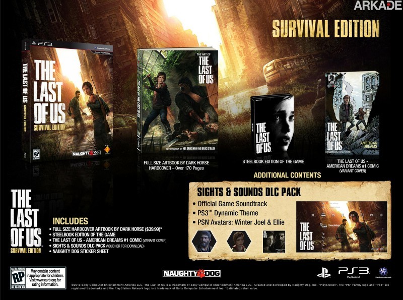 The Last of Us: Sony revela as (diversas) edições especiais do game