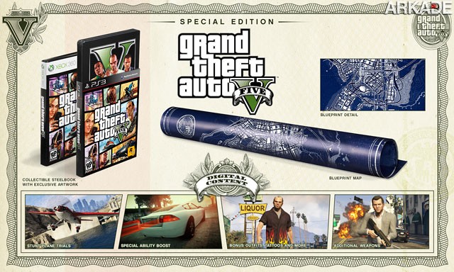 Rockstar anuncia as edições especiais de Grand Theft Auto V