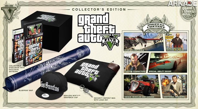 Rockstar anuncia as edições especiais de Grand Theft Auto V