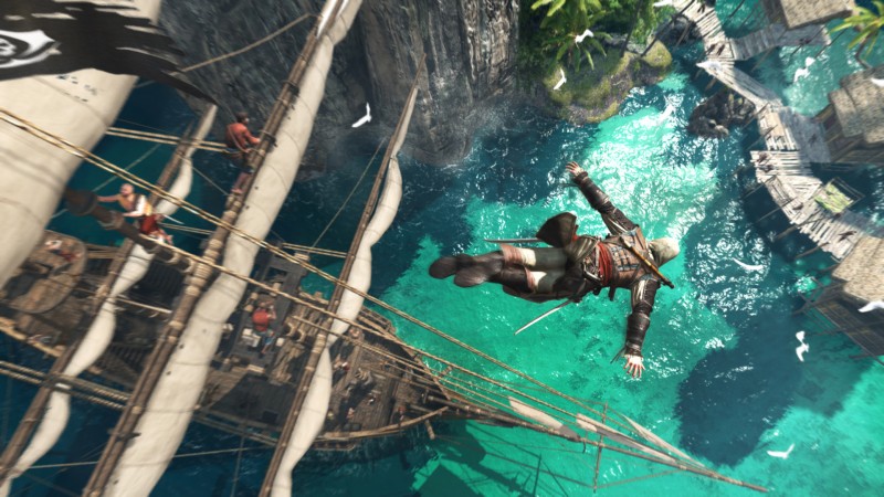 Novo vídeo de Assassin's Creed IV nos leva a um passeio nada seguro pelo Caribe