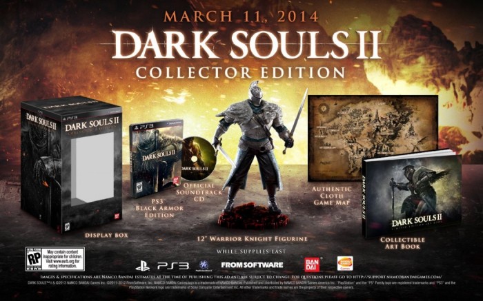 Dark Souls II ganha bela edição de colecionador e vídeo com cara de animação dos anos 80