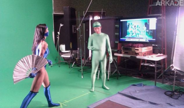 Kitana e Reptile.