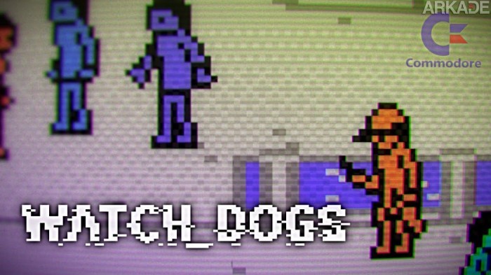 Quem precisa de PC ou PS4 quando há uma versão incrível de Watch_Dogs para Commodore 64?