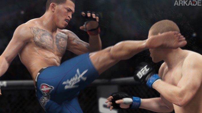 Só faltou ter mordida neste vídeo hilário de bugs do EA Sports UFC