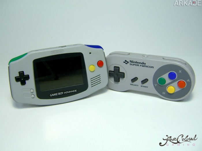 Game Boy Advance vai ganhar versões temáticas inspiradas no SNES e Super-Famicon