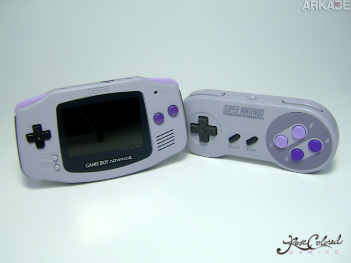 Game Boy Advance vai ganhar versões temáticas inspiradas no SNES e Super-Famicon