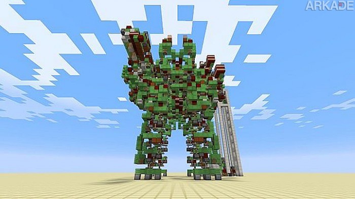 Este robô incrível é o mais perto que chegaram de criar um Megazord no Minecraft