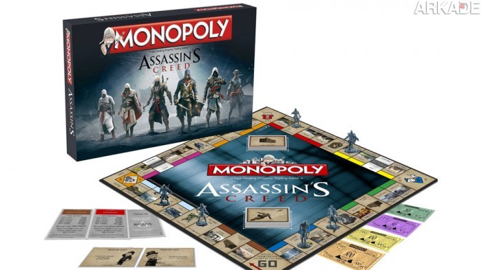 Conheça o Monopoly baseado em Assassin's Creed e Zelda