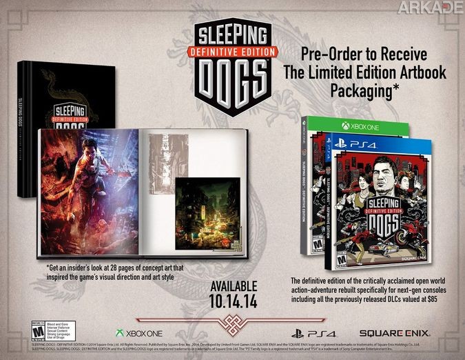 Sleeping Dogs será relançado em outubro para Xbox One e PS4