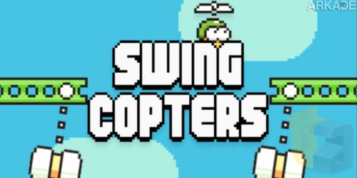 Swing Copters: o novo jogo do criador de Flappy Bird é tipo Flappy Bird... só que na vertical